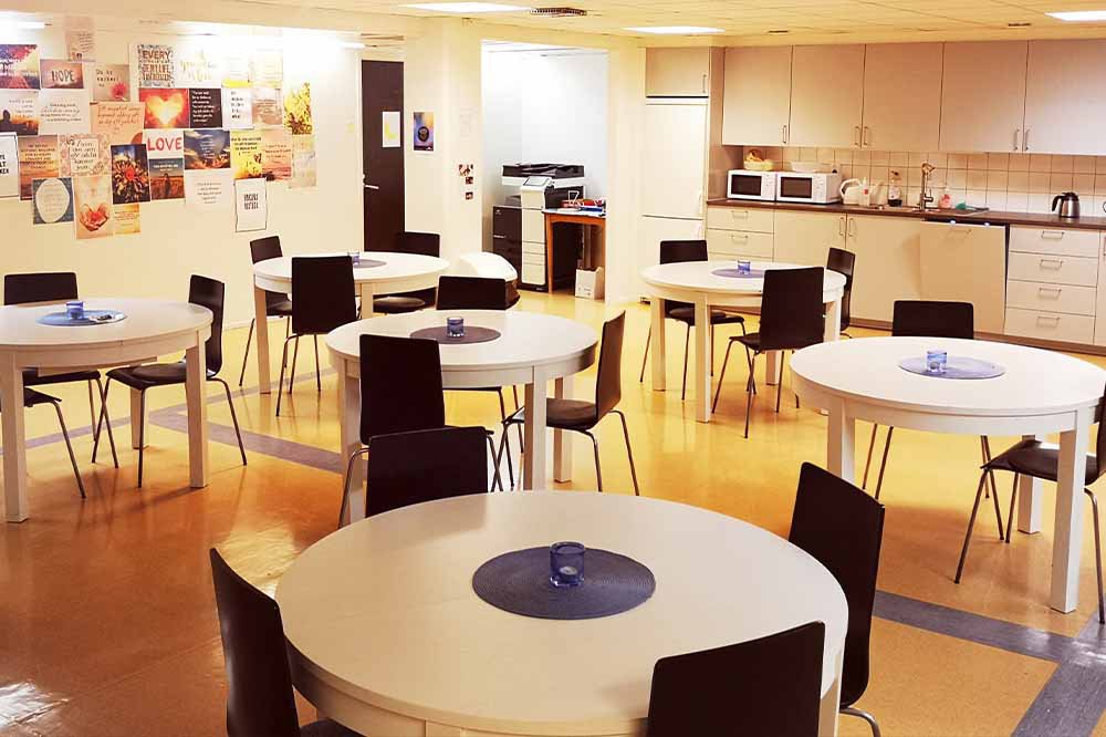 Kök och café hos Medborgarskolan i Gävle.