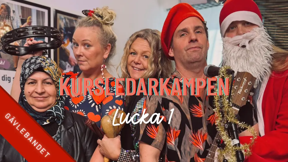 Kursledarbandet från Gävle är först ut i Kursledarkampen