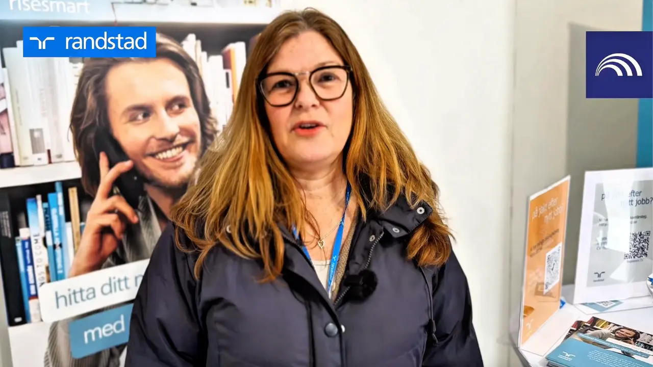 Rekryterare från Randstad berättar om jobb på Jobbfestivalen 2025